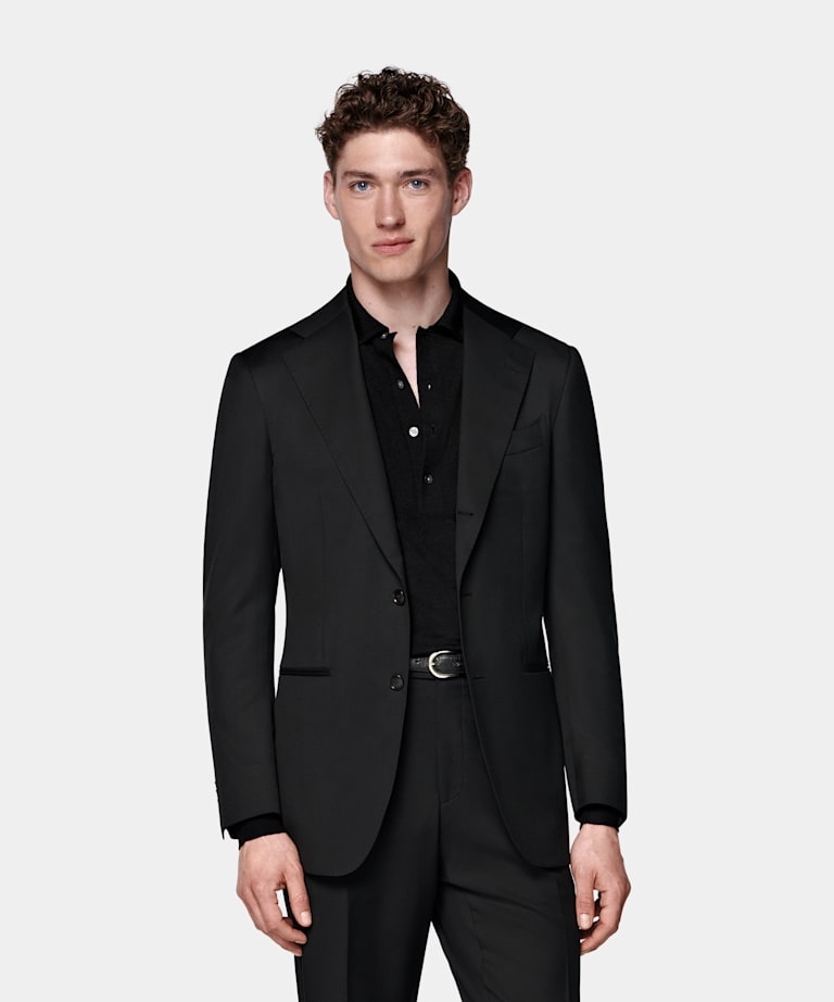 Black Perennial Tailored Fit Havana Suit
