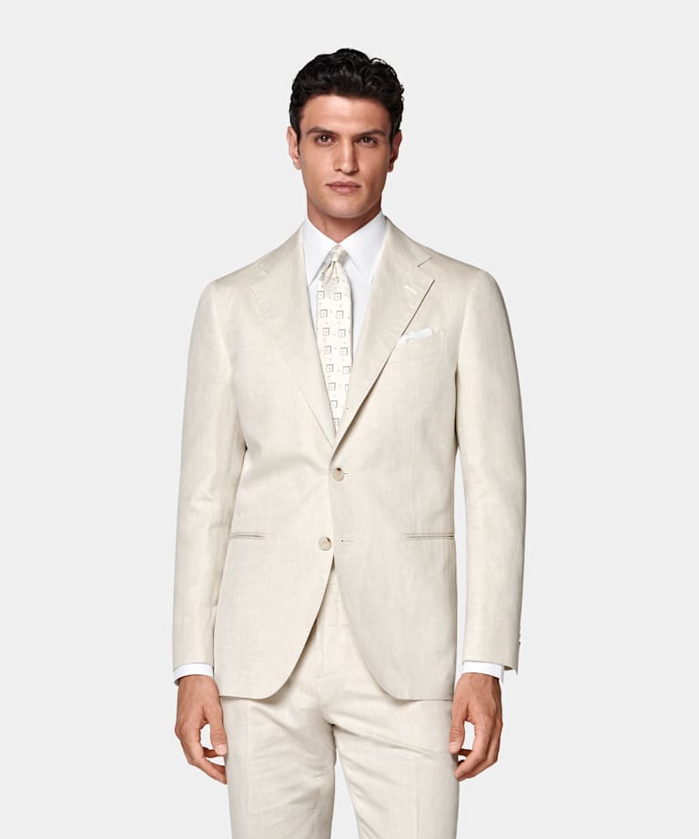Sand Tailored Fit Havana Suit