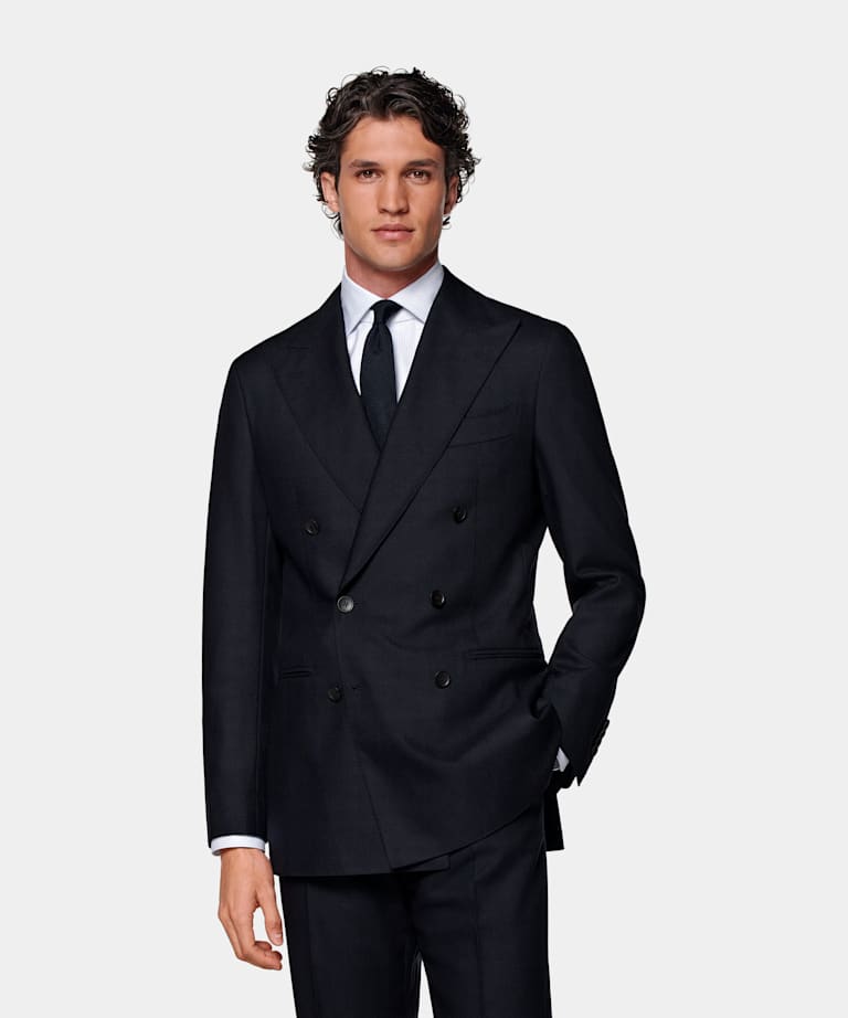 Navy Tailored Fit Havana Suit