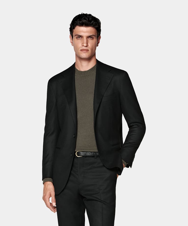 Roma Anzug schwarz Relaxed Fit