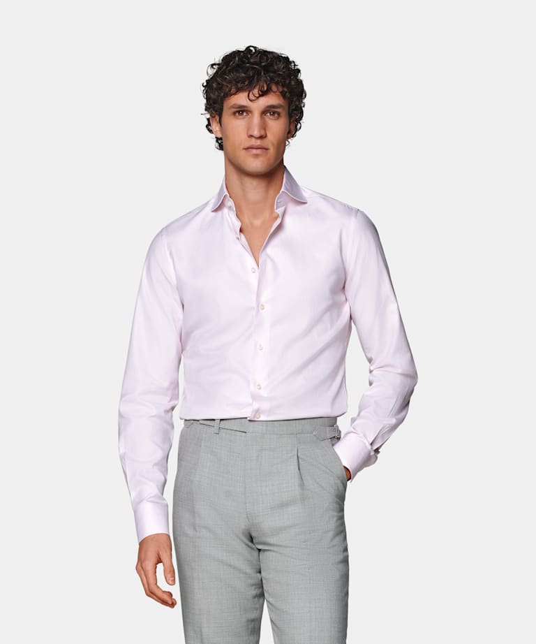 Pink Royal Oxford Tailored Fit Shirt