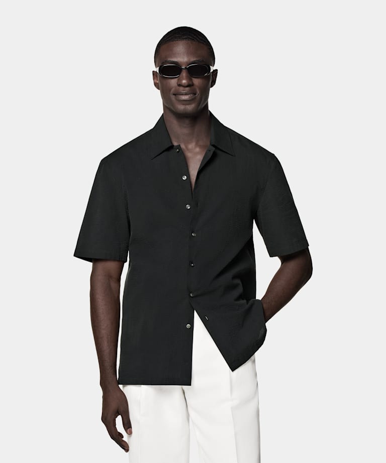 Black Short Sleeve Shirt