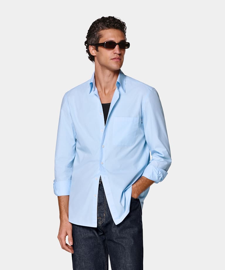 Light Blue Cotton Shirt