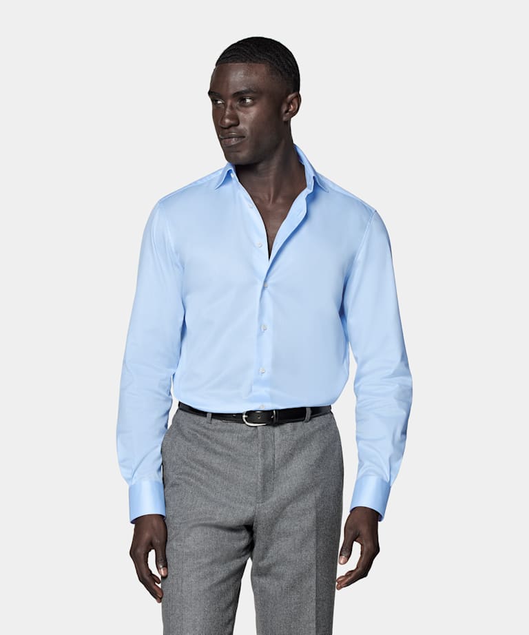 Men s Shirts Classic Casual Denim Shirts for Men in Luxurious Fabrics SUITSUPPLY United Kingdom