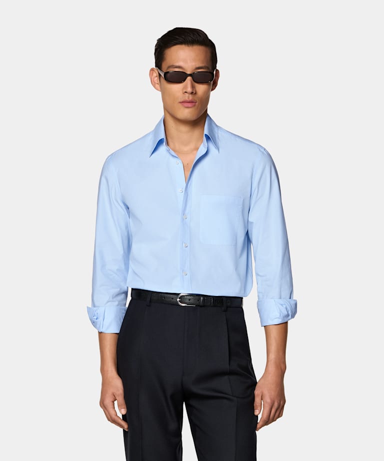 Light Blue Cotton Shirt