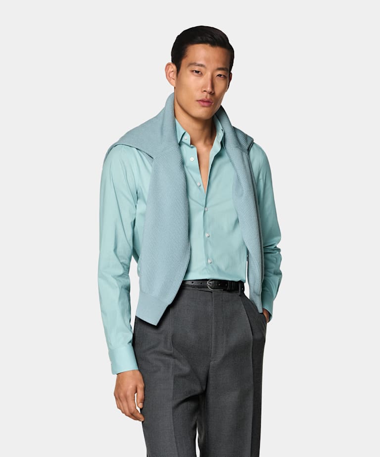 Light Blue Cotton Shirt