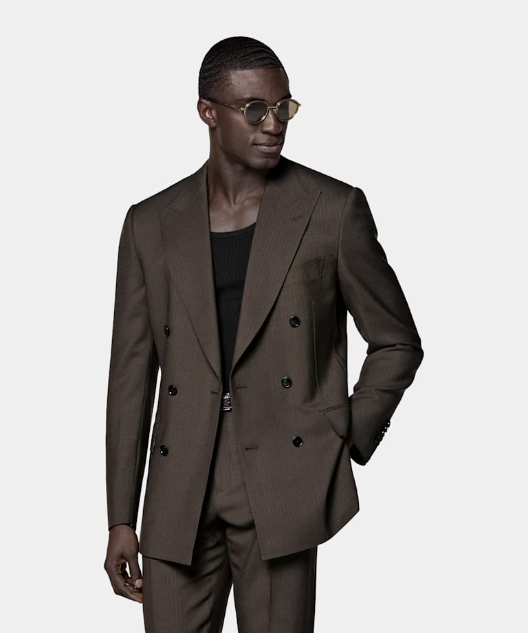 Dark Green Tailored Fit Milano Suit