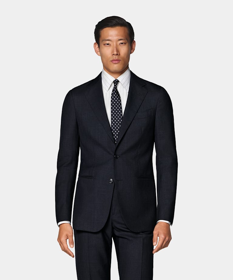 Navy Perennial Tailored Fit Havana Suit