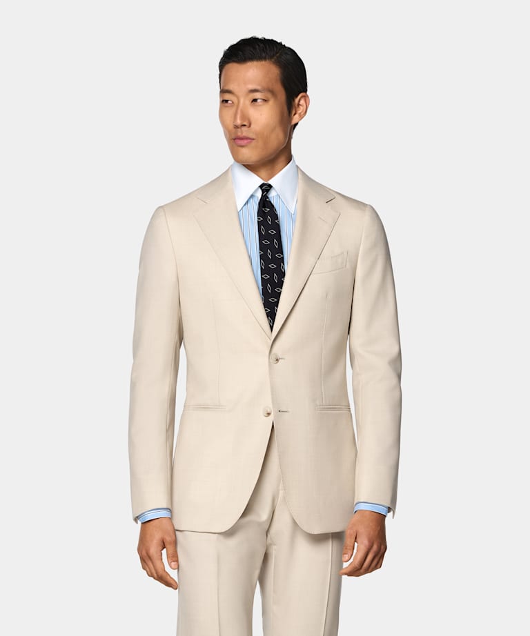 Light Brown Perennial Tailored Fit Havana Suit