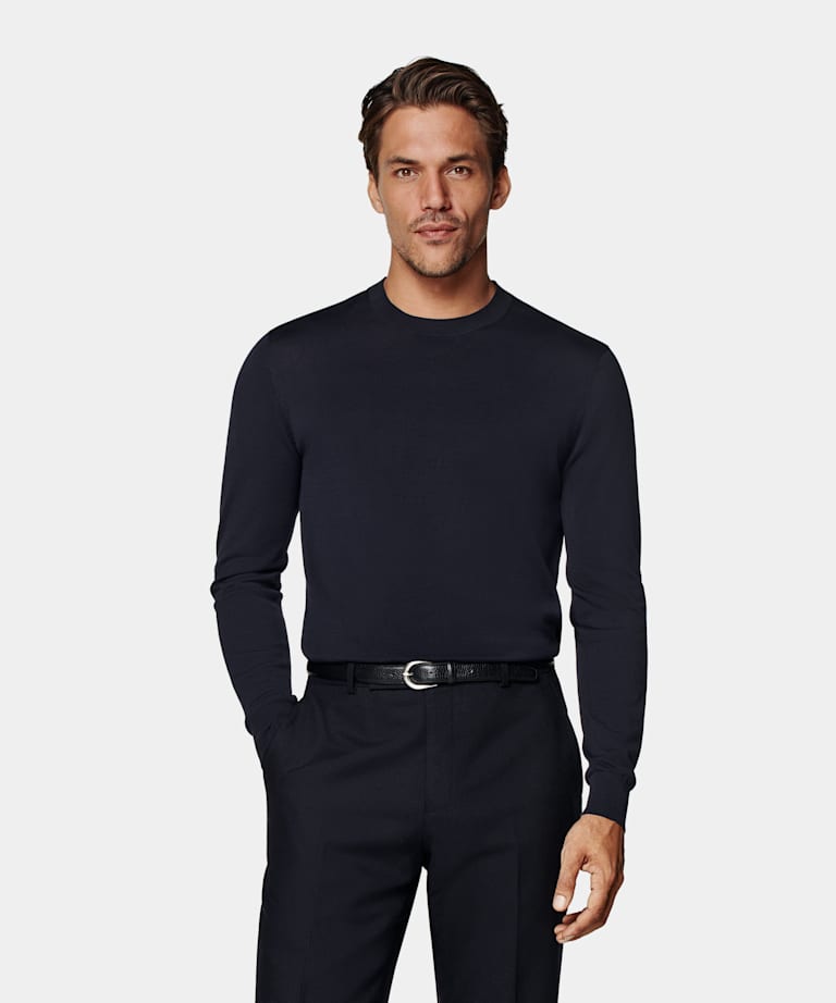 Navy Crewneck