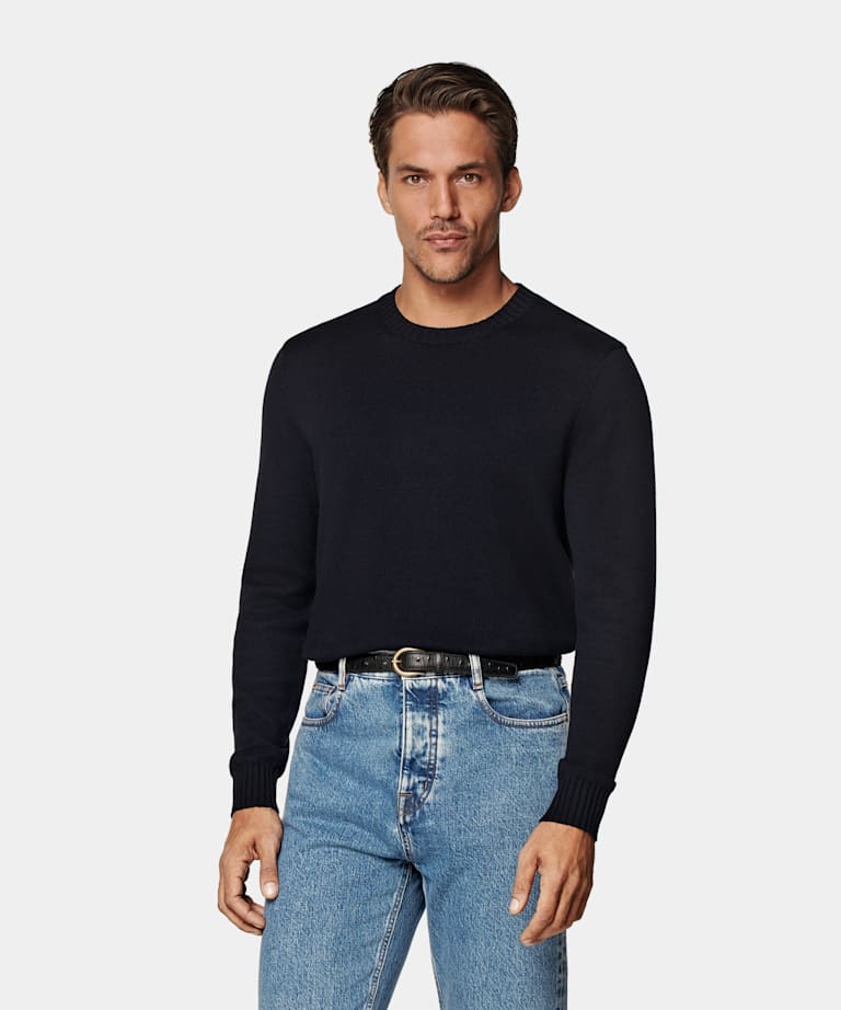Navy Crewneck