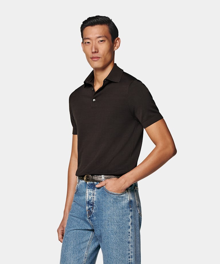 Dark Brown Polo