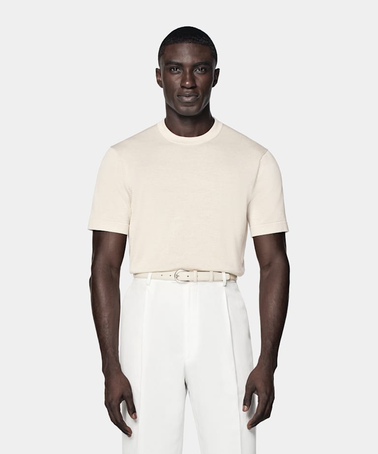 Sand Short Sleeve Crewneck