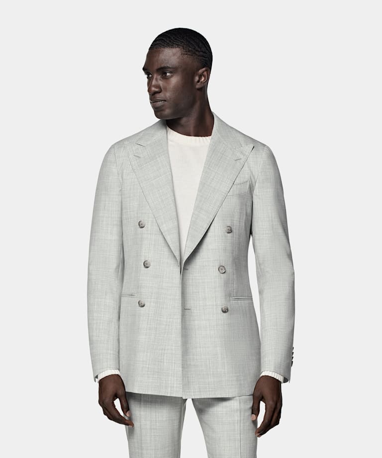 Light Grey Custom Made Suit