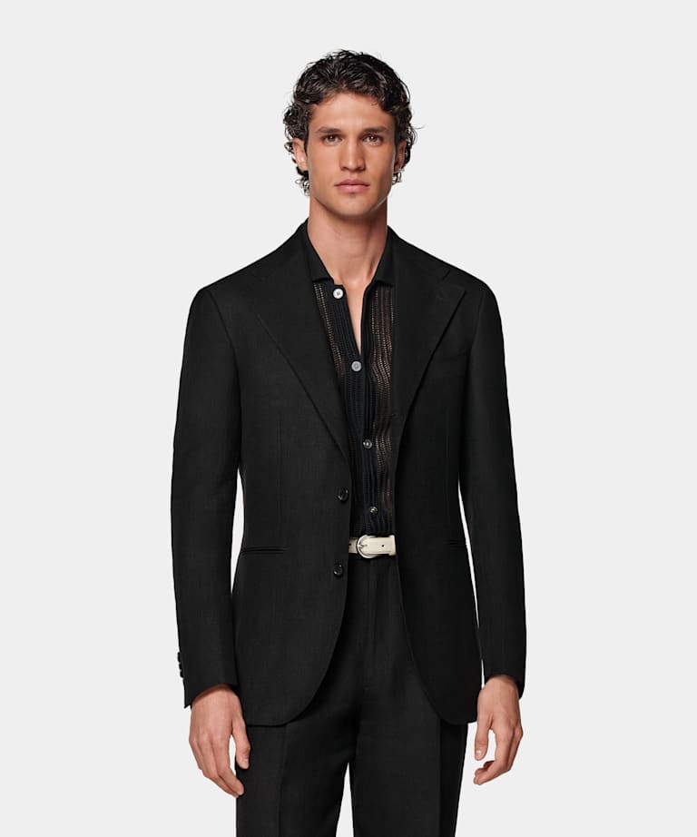 Black Custom Made Suit