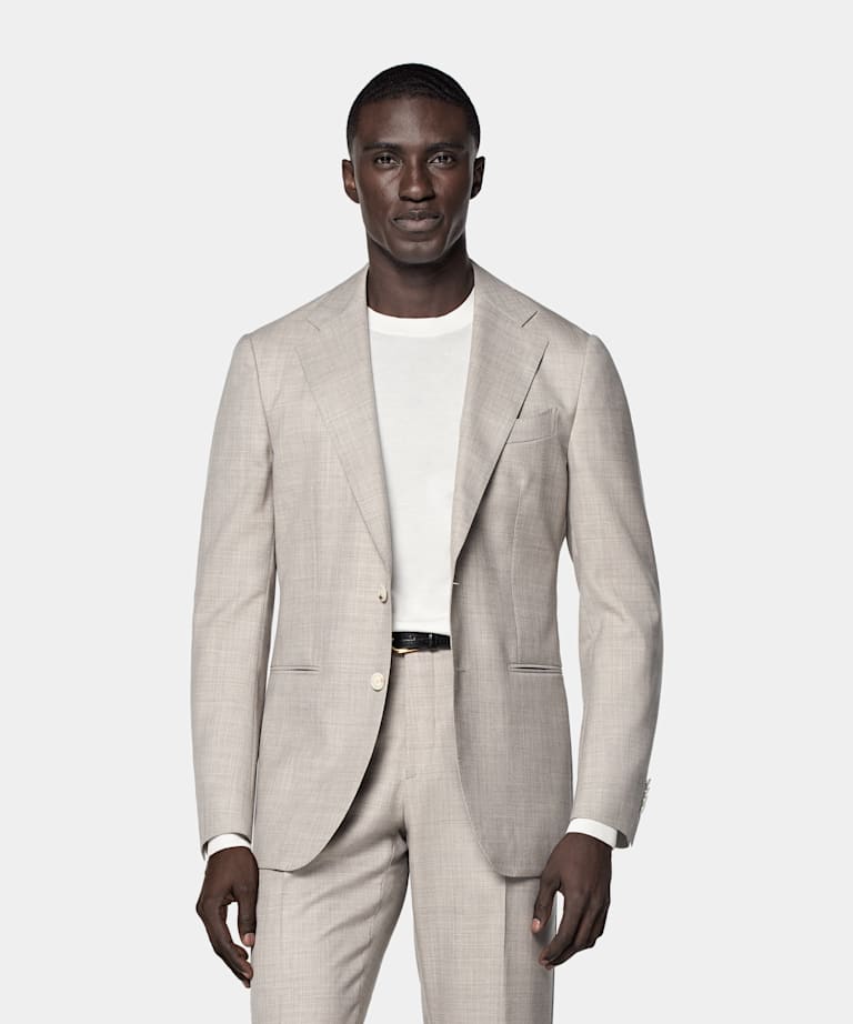 Light Brown Perennial Tailored Fit Havana Suit