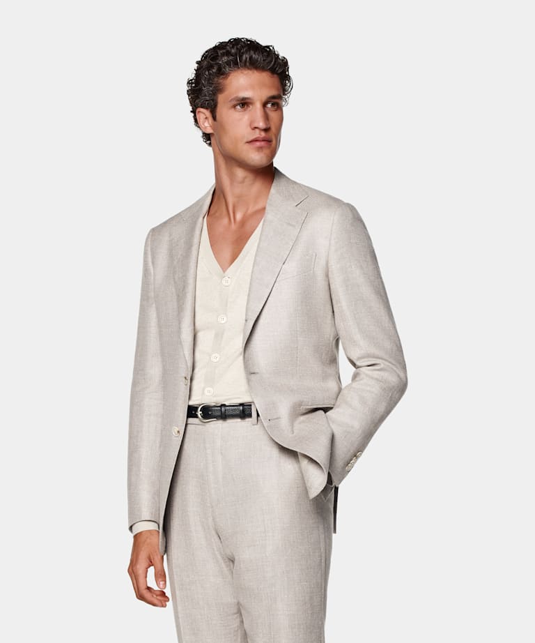 Abito Havana talpa chiaro tailored fit