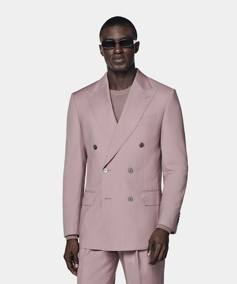 Purple Tailored Fit Milano Suit