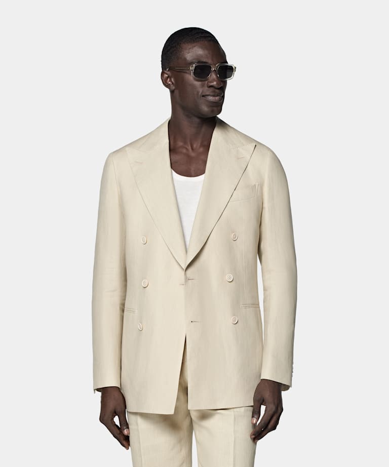 Sand Tailored Fit Havana Suit