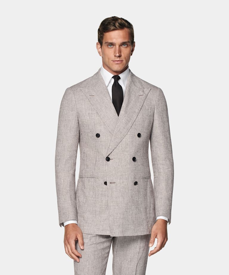 Abito Havana talpa chiaro a quadri tailored fit