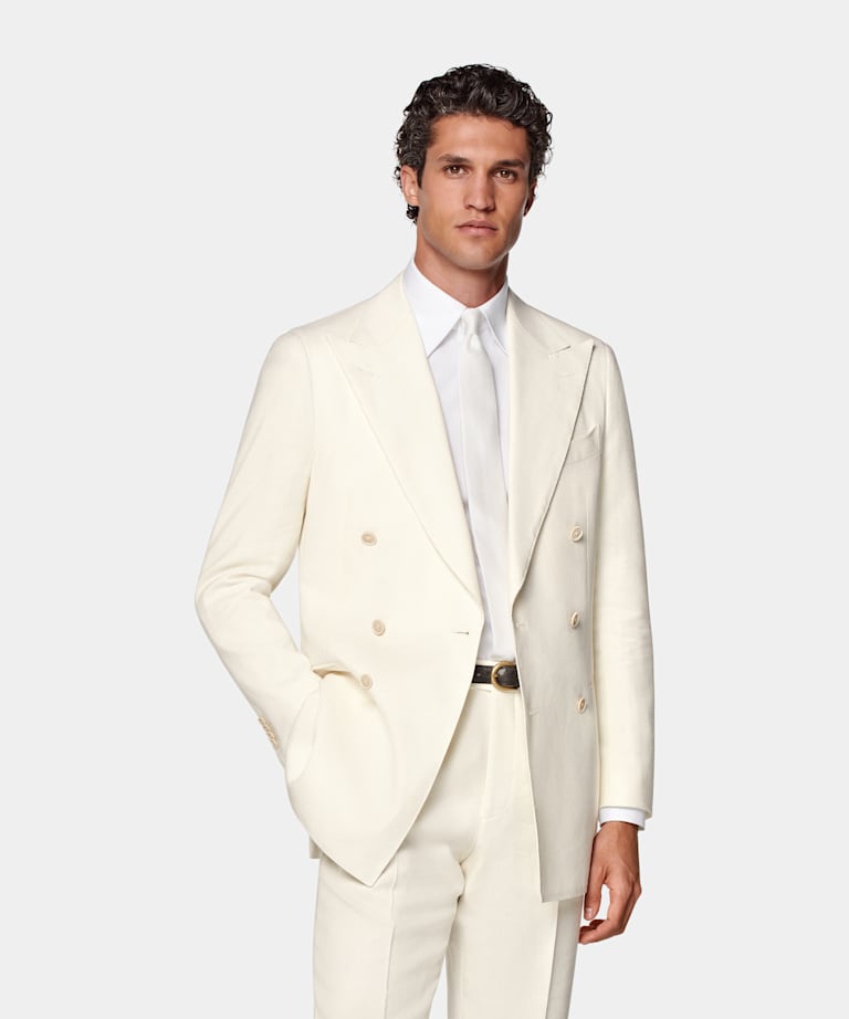 50's style shadow double check suit（Men's Suits - Single