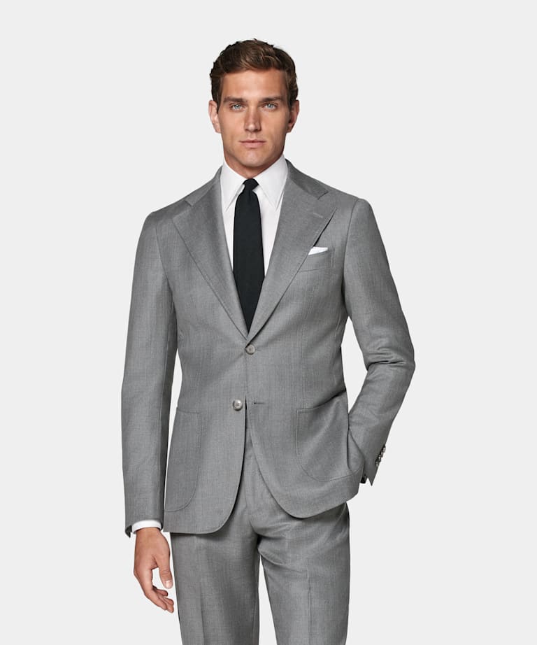 Mid Grey Perennial Tailored Fit Havana Suit