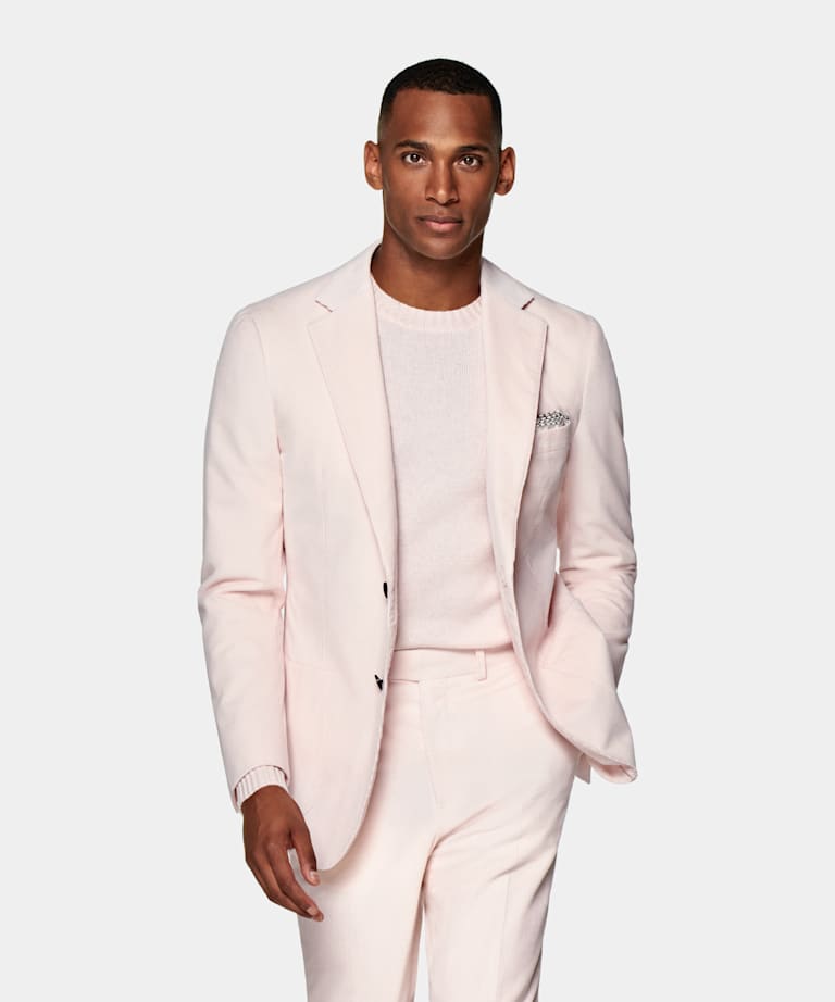 Pink Tailored Fit Havana Suit