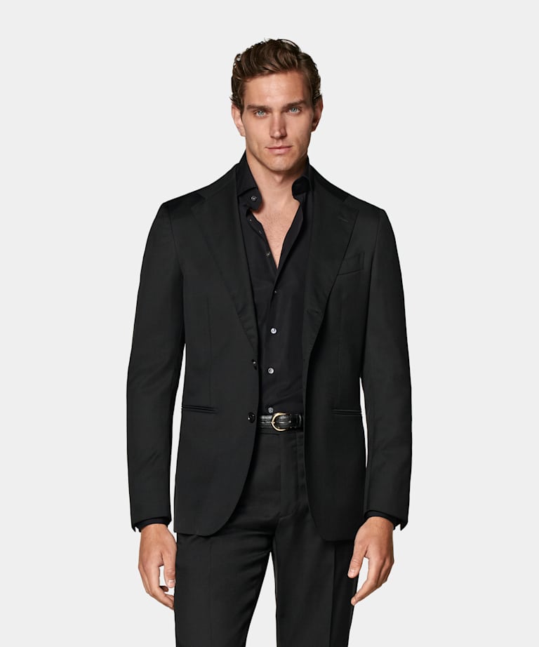 Black Perennial Tailored Fit Havana Suit