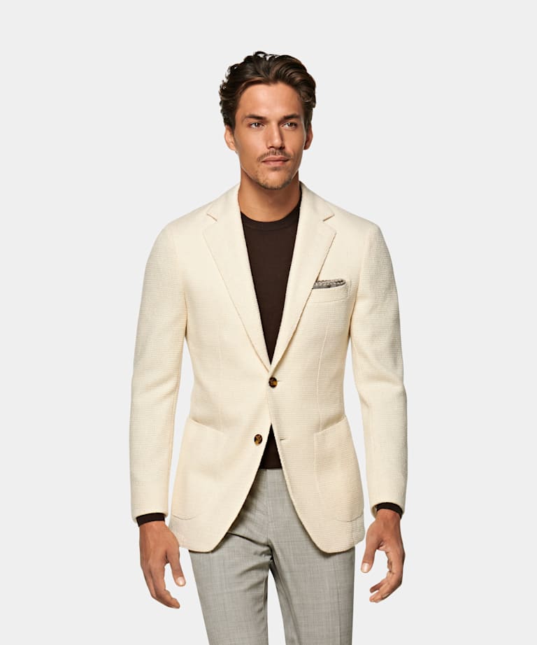 off white sports coat
