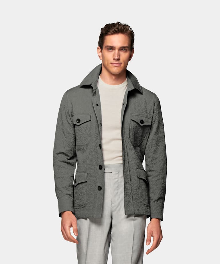 Grey William Shirt-Jacket