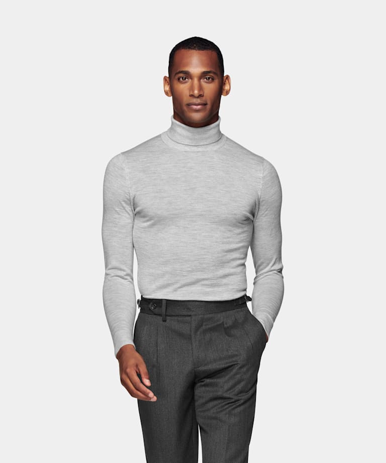 Light grey turtle neck Clearance