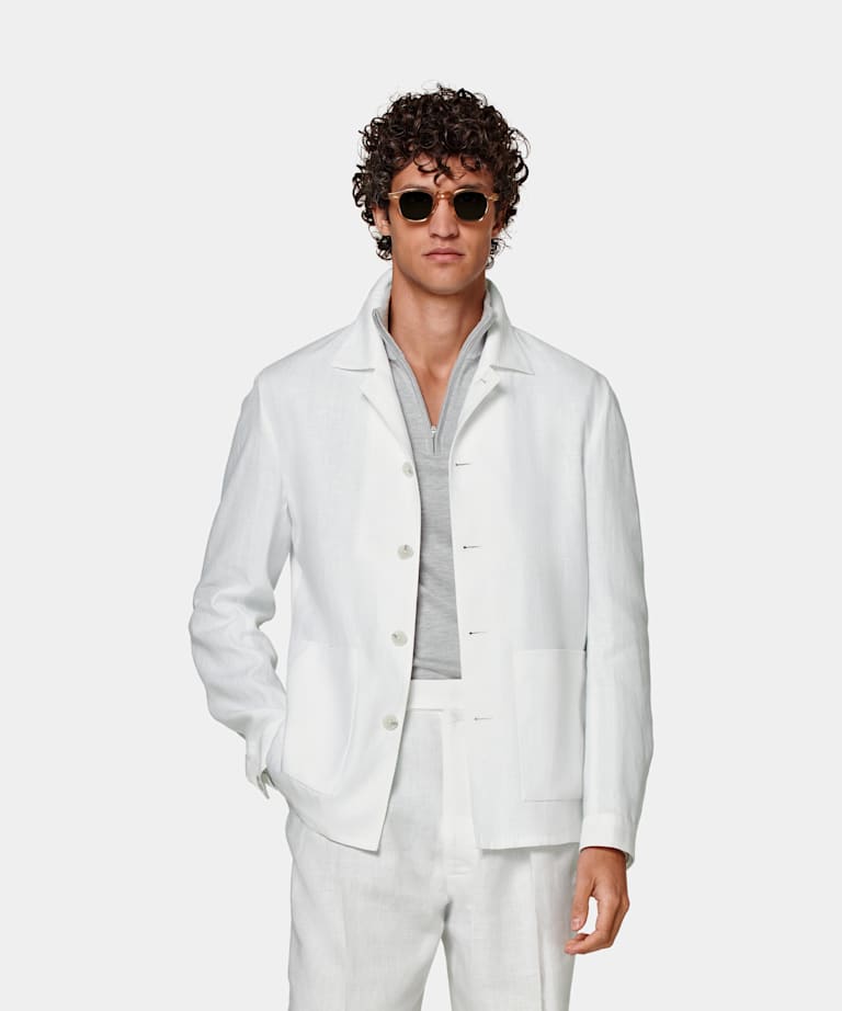 SUITSUPPLY Pure Linen by Baird McNutt, United Kingdom White Casual Set