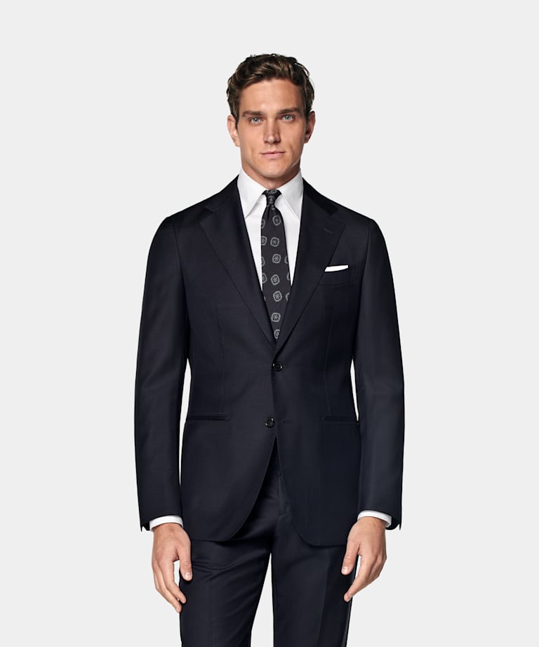 Navy Perennial Tailored Fit Havana Suit