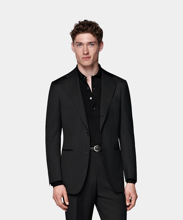 Black Perennial Tailored Fit Havana Suit