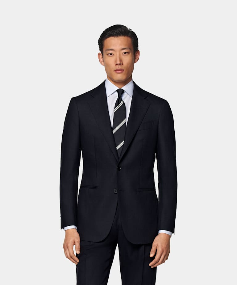 Navy Tailored Fit Havana Suit