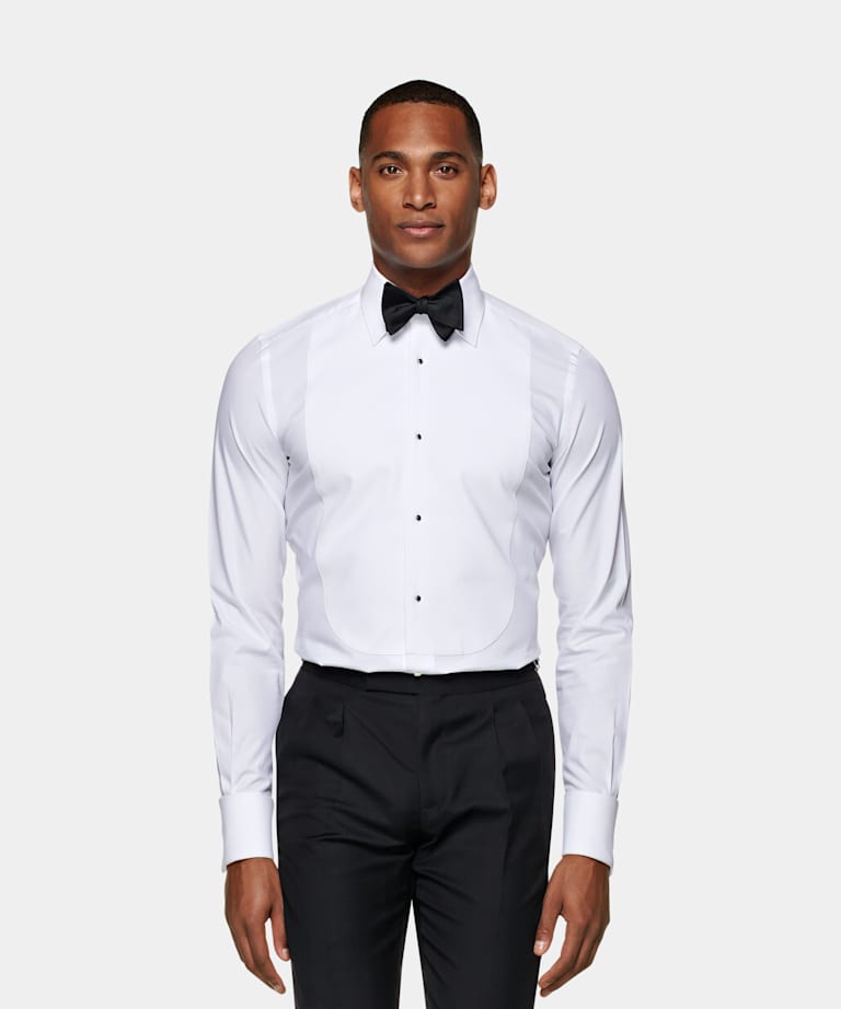 white tuxedo shirt mens