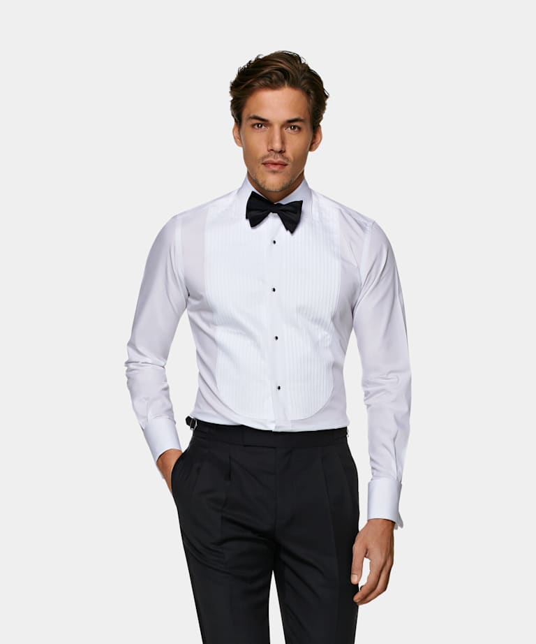 white tuxedo shirt mens