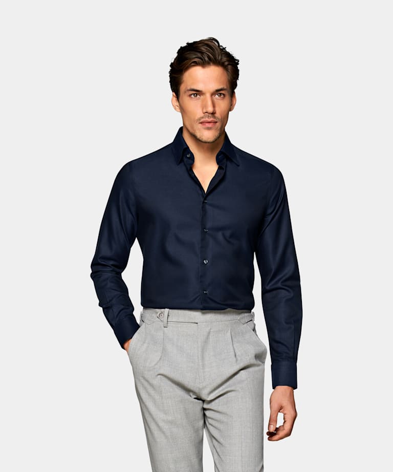 suitsupply denim shirt