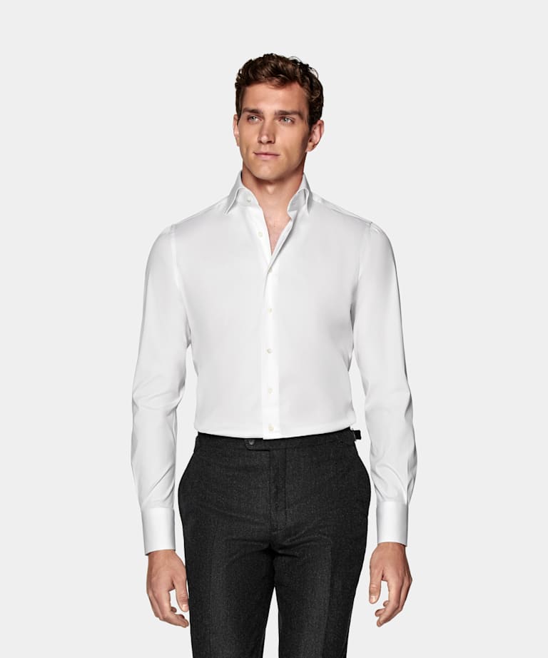 White Extra Slim Fit Shirt