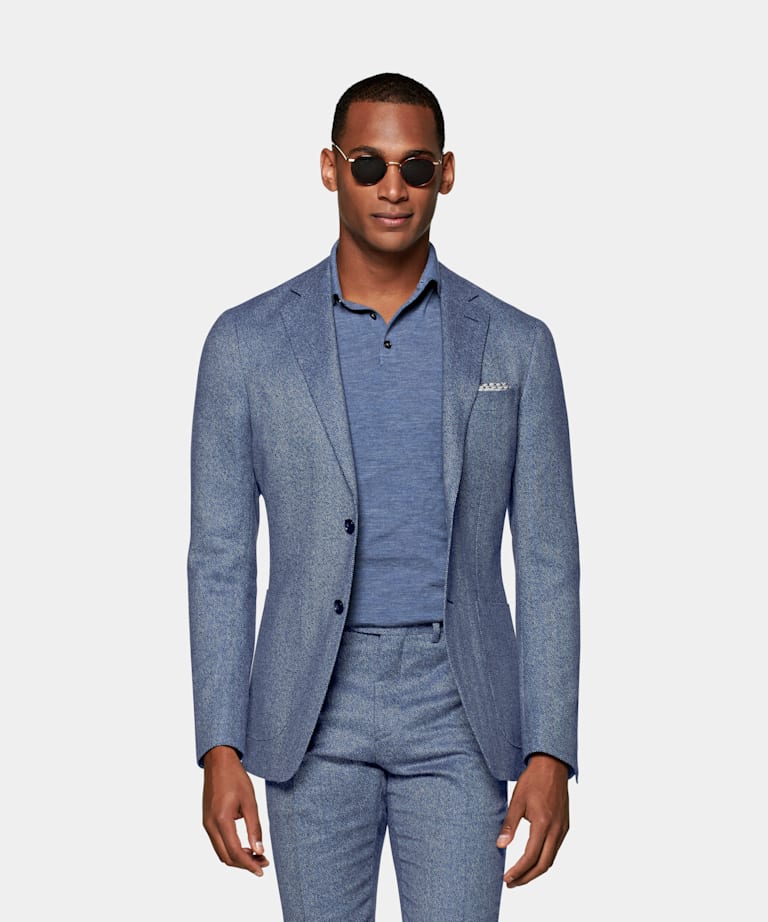 Light Blue Napoli Suit | Pure Wool Single Breasted | Suitsupply Online ...