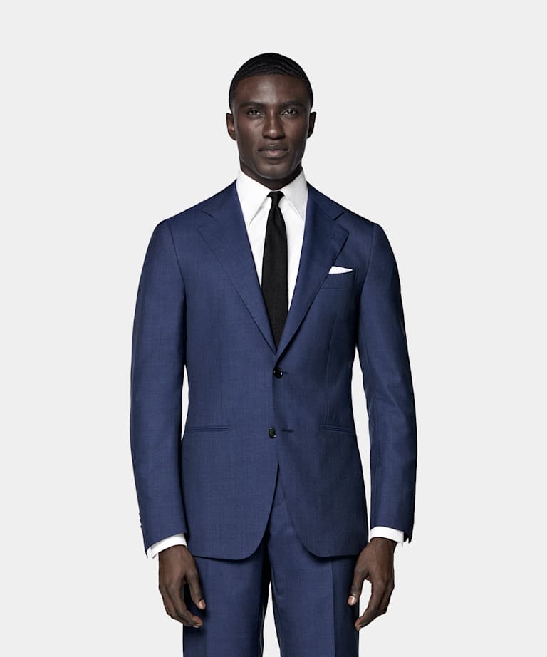 Navy Three-Piece Lazio Suit in Pure S110's Wool | SUITSUPPLY