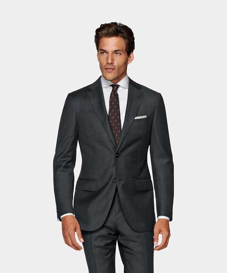 Light Blue Custom Made Suit Pure Wool S120's Suitsupply Online Store