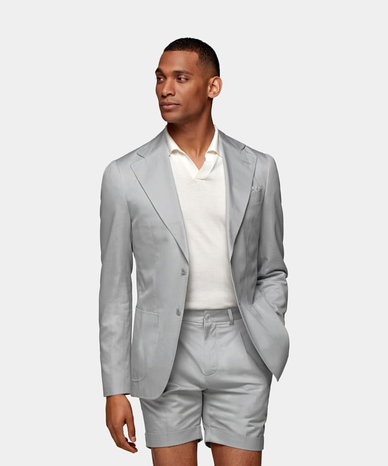Light Grey Havana Suit | Pure Wool Single Breasted | Suitsupply Online ...