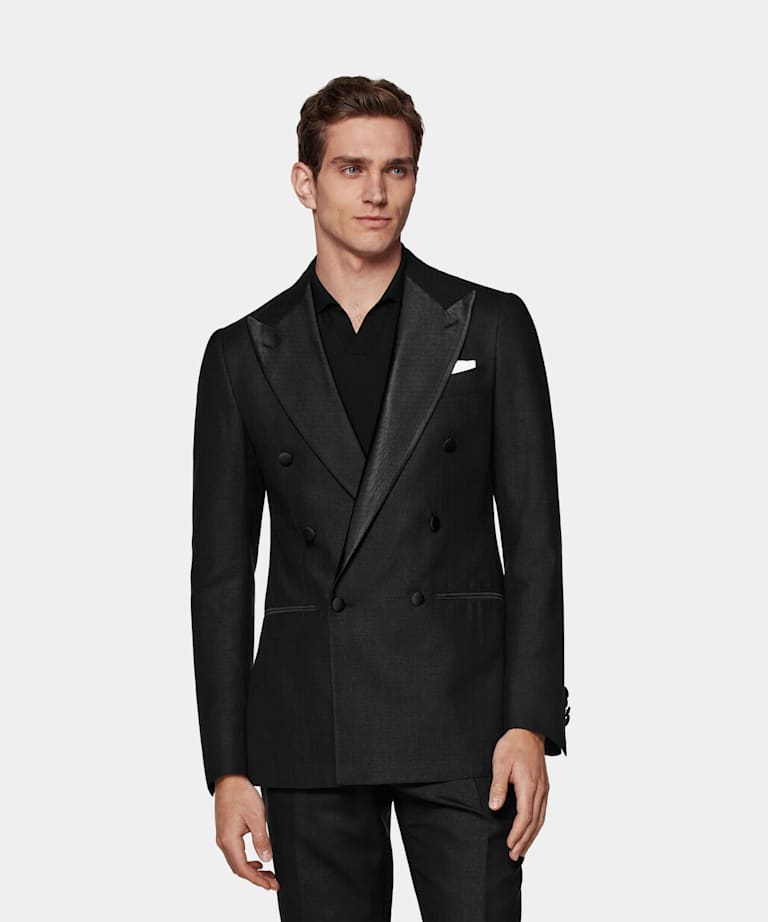 Black Havana Suit in Pure 4-Ply Traveller Wool | SUITSUPPLY US