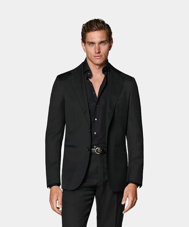 Black Perennial Tailored Fit Havana Suit