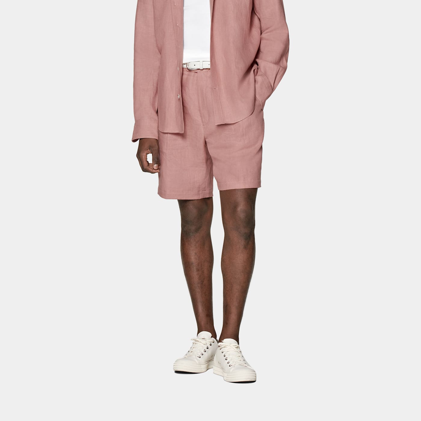 Suitsupply Short Straight Leg Rose