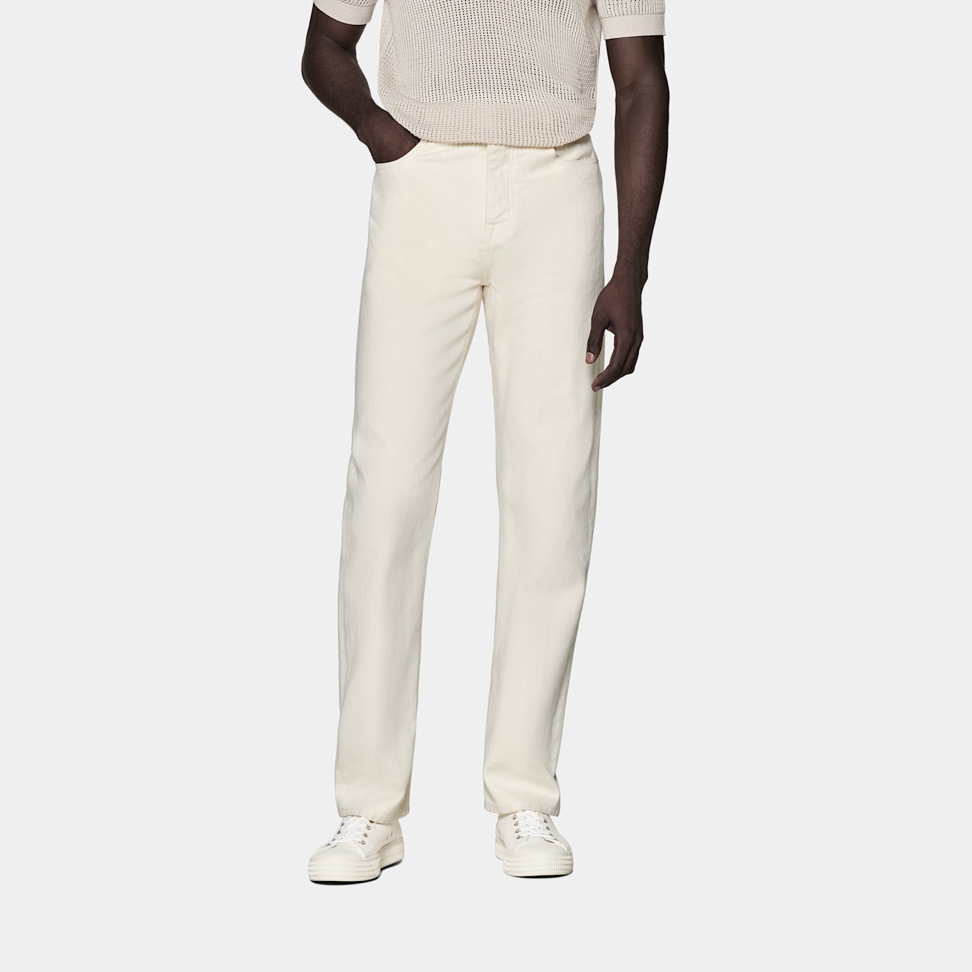 Suitsupply Off-white 5 Pocket Charles Jeans