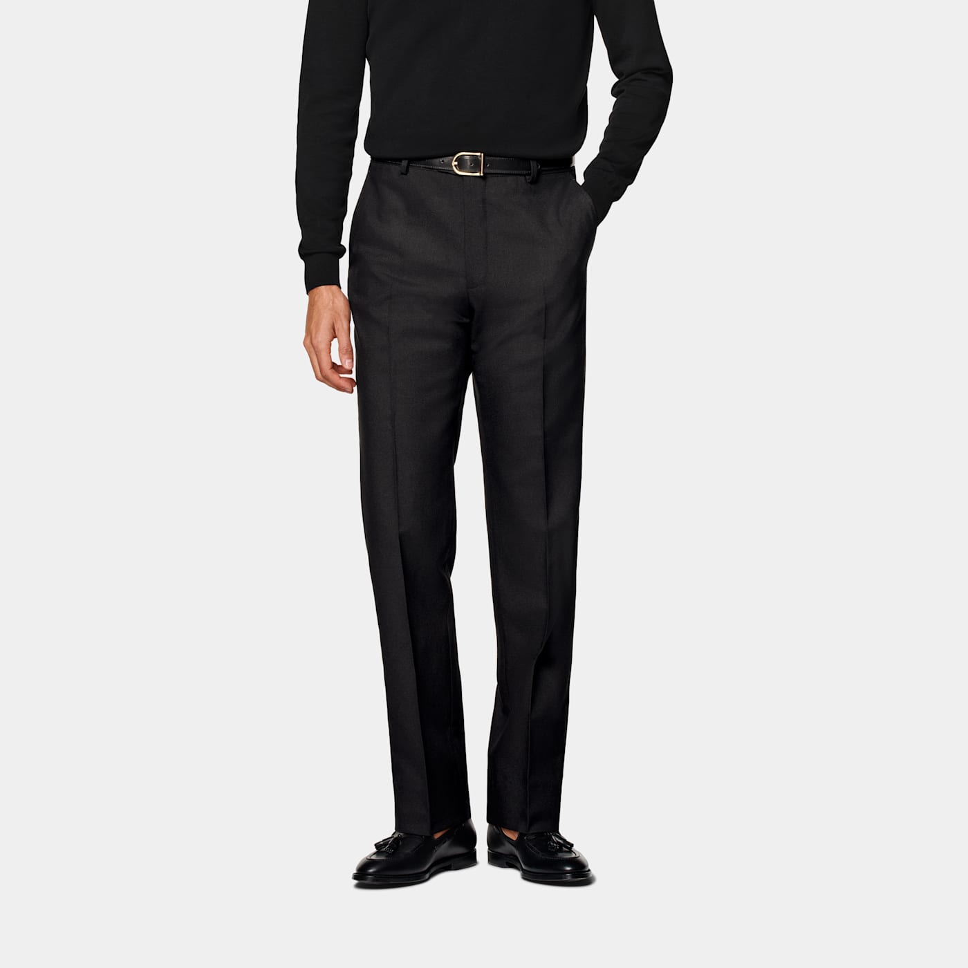 Suitsupply Pantalon De Costume Straight Leg Noir