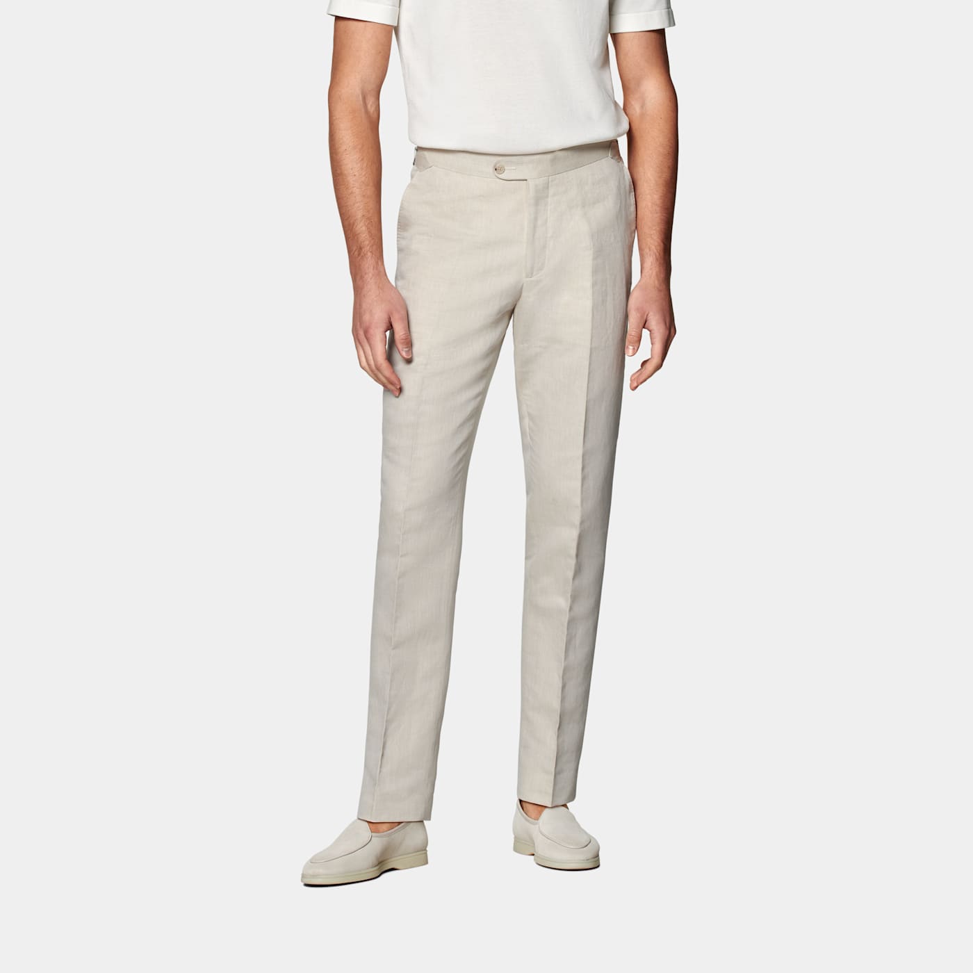 Suitsupply Sand Brescia Pants In Neutral
