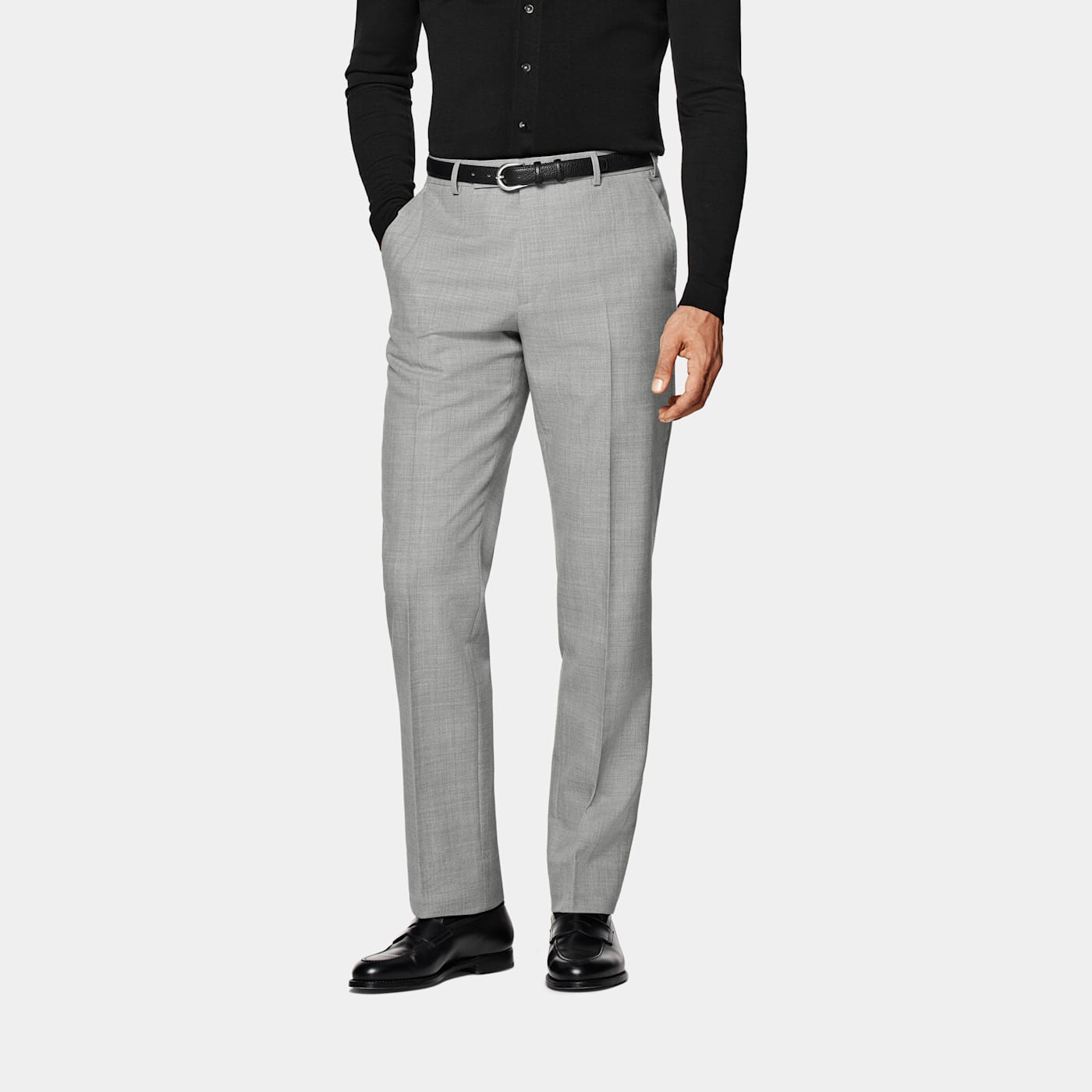 Suitsupply Light Grey Milano Pants In Gray